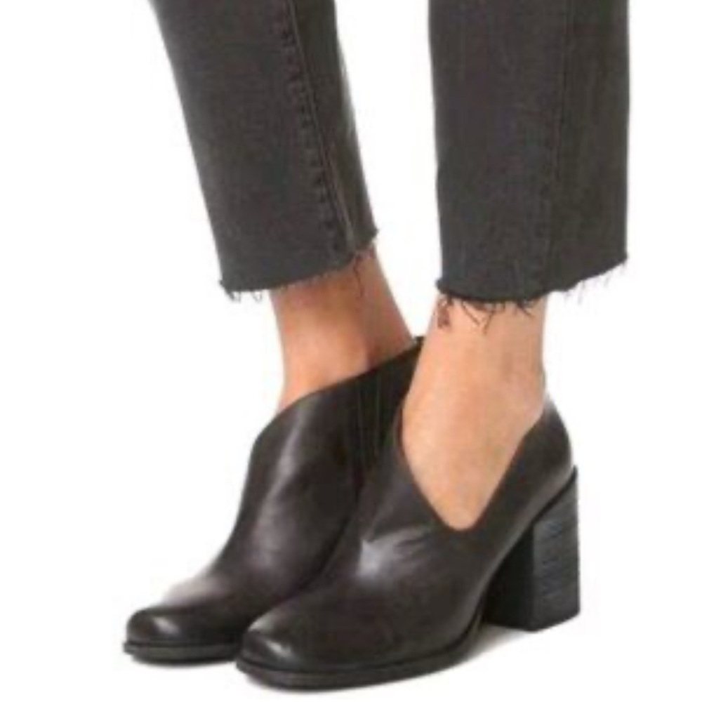 Free People Gray Heeled Boots